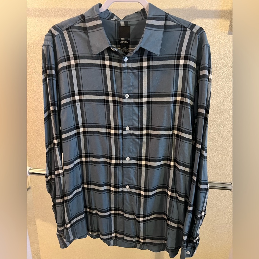 H&M Men's Flannel Blue